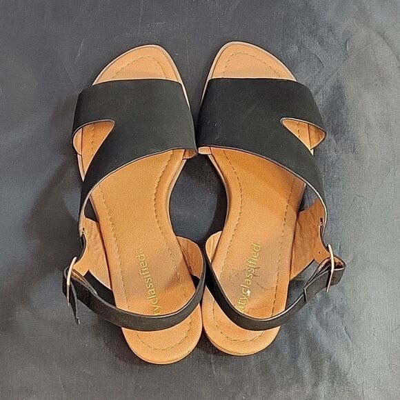 BRAND NEW SUEDE CITYCLASSIFIED ANKLE STRAP OPEN TOE WOMEN"S SANDAL - Picture 11 of 14